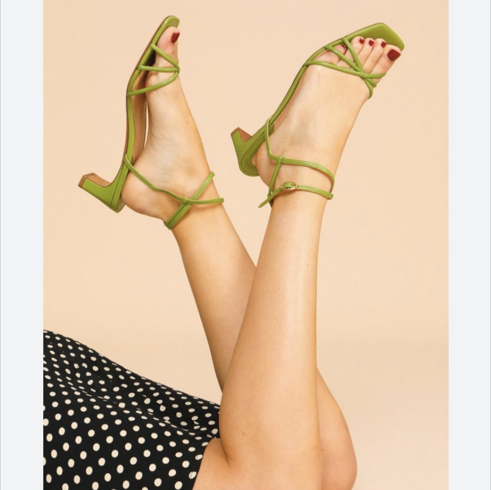 Rouje Yolaine Green Sandals size 38